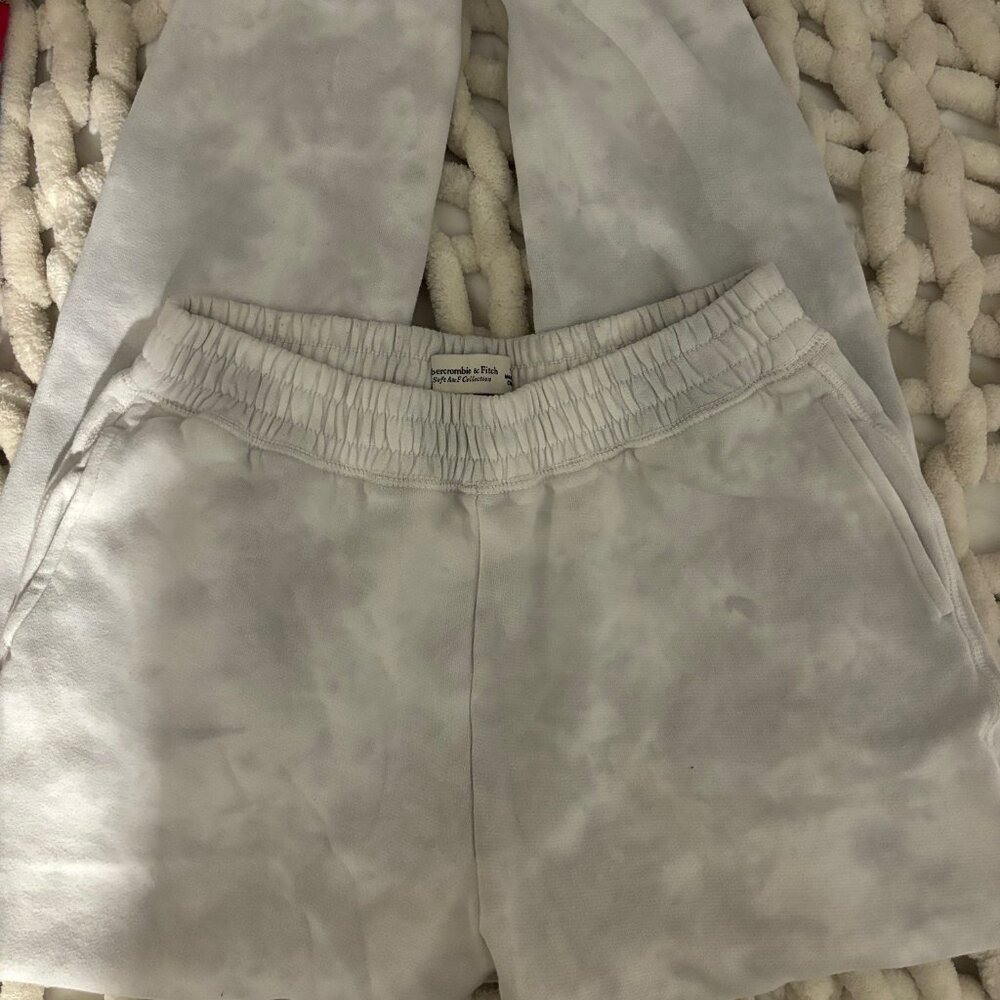 Abercrombie & Fitch Grey Tie-dye Sweatpants/Joggers. Size S. Excellent Condition